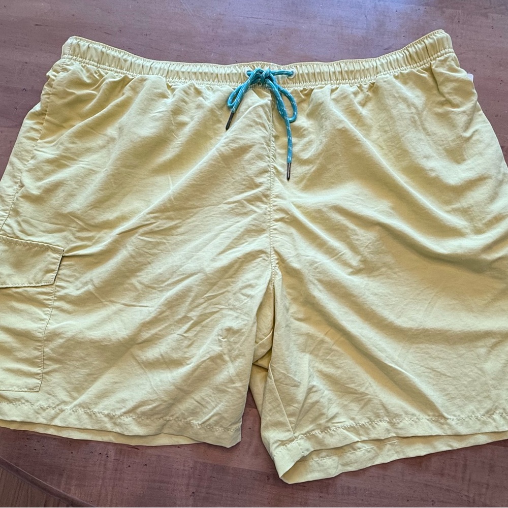 Tommy Bahama Yellow Board Shorts Quick-Dry Swimwear